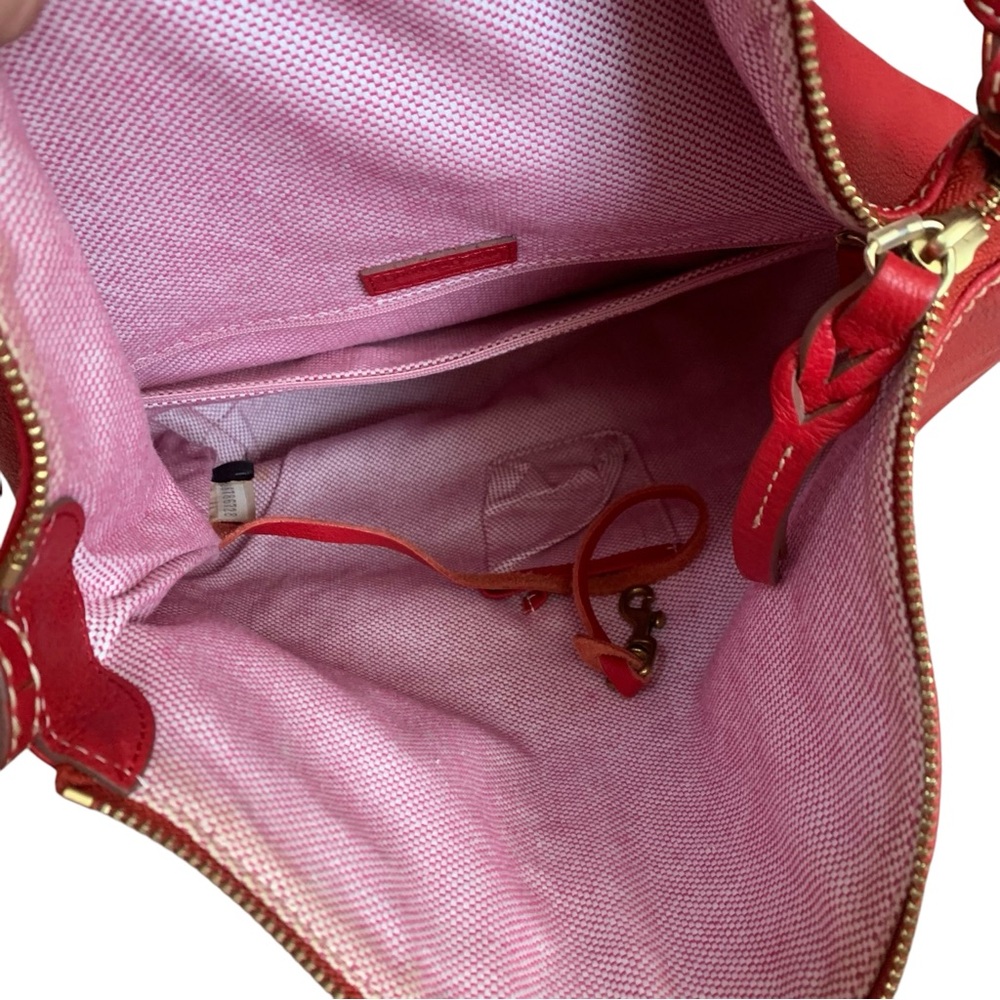Dooney & Bourke Leather Pebbled Hobo Bag - Picture 12 of 16